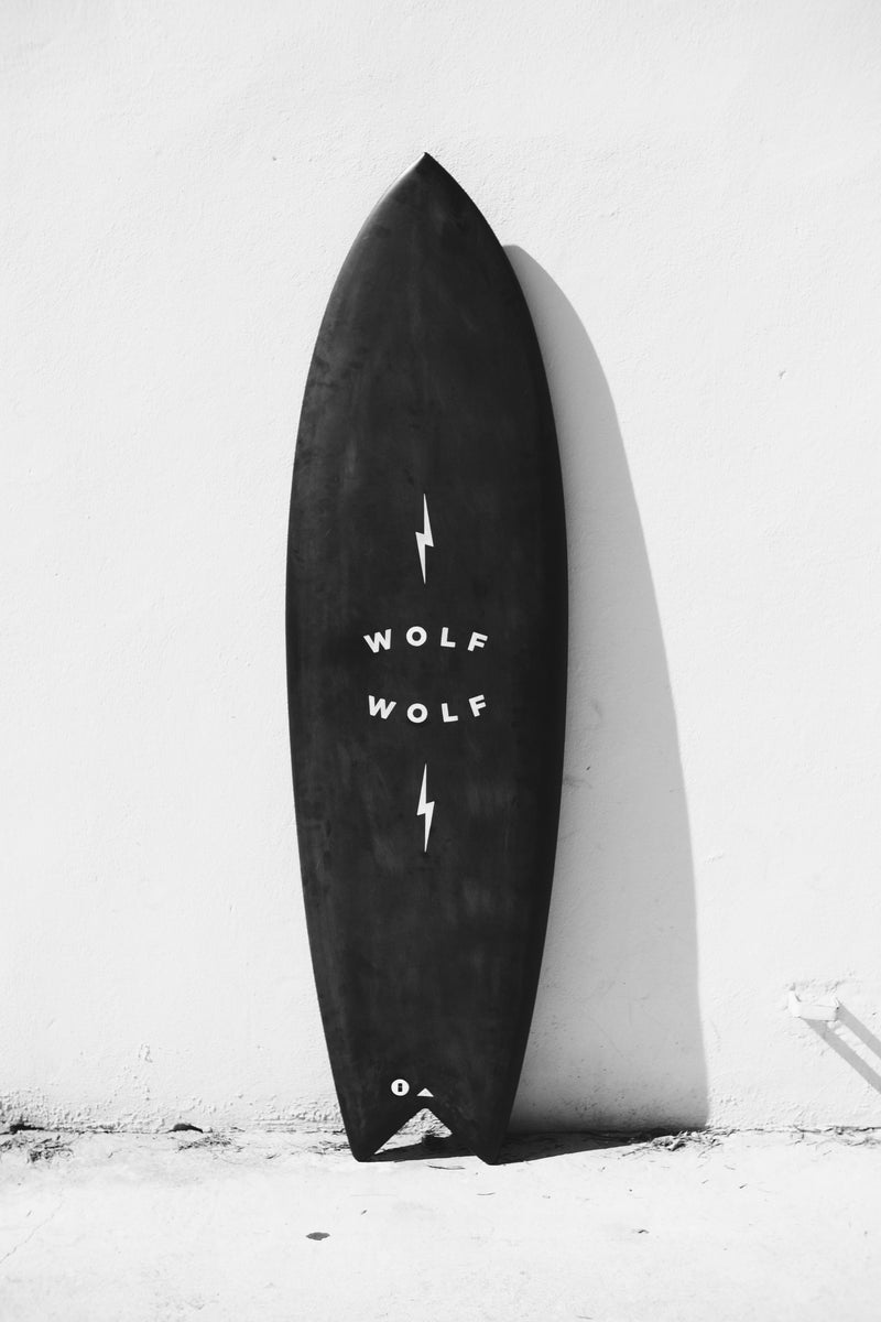 WWOOLLFF Pyramid | Black Fish Surfboard – WWOOLLFF CO.