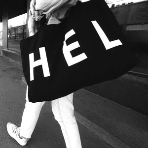 HEL N° 5 | Black Shopper Bag
