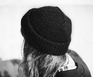 Black WWOOLLFF CO. Beanie