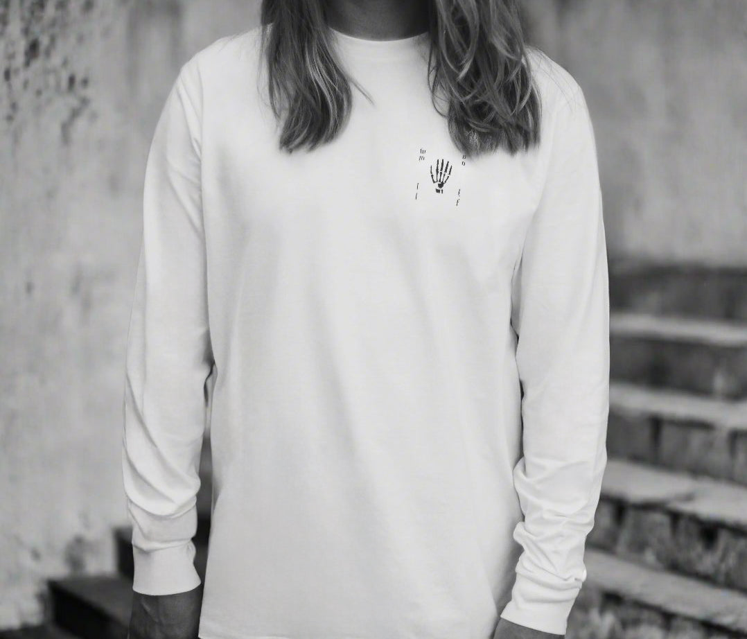 WWOOLLFF Hand | White Long Sleeve