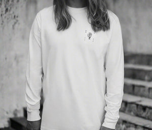 WWOOLLFF Hand | White Long Sleeve