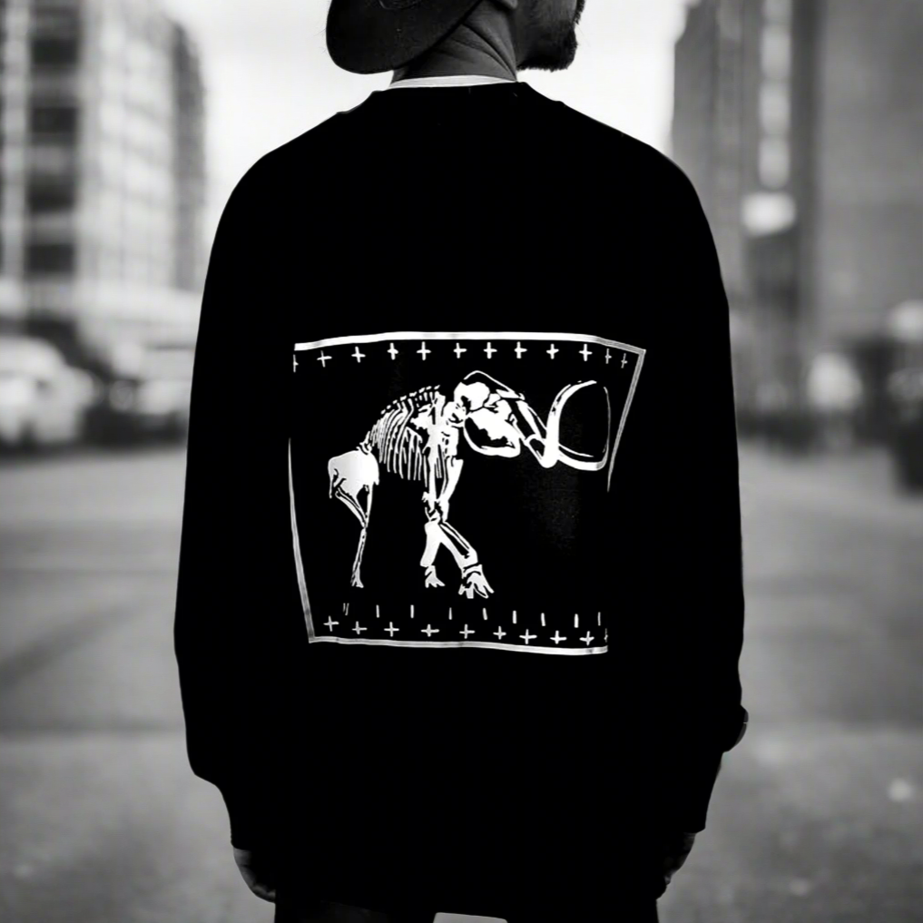 Mammoth | Oversized Black Sweatshirt
