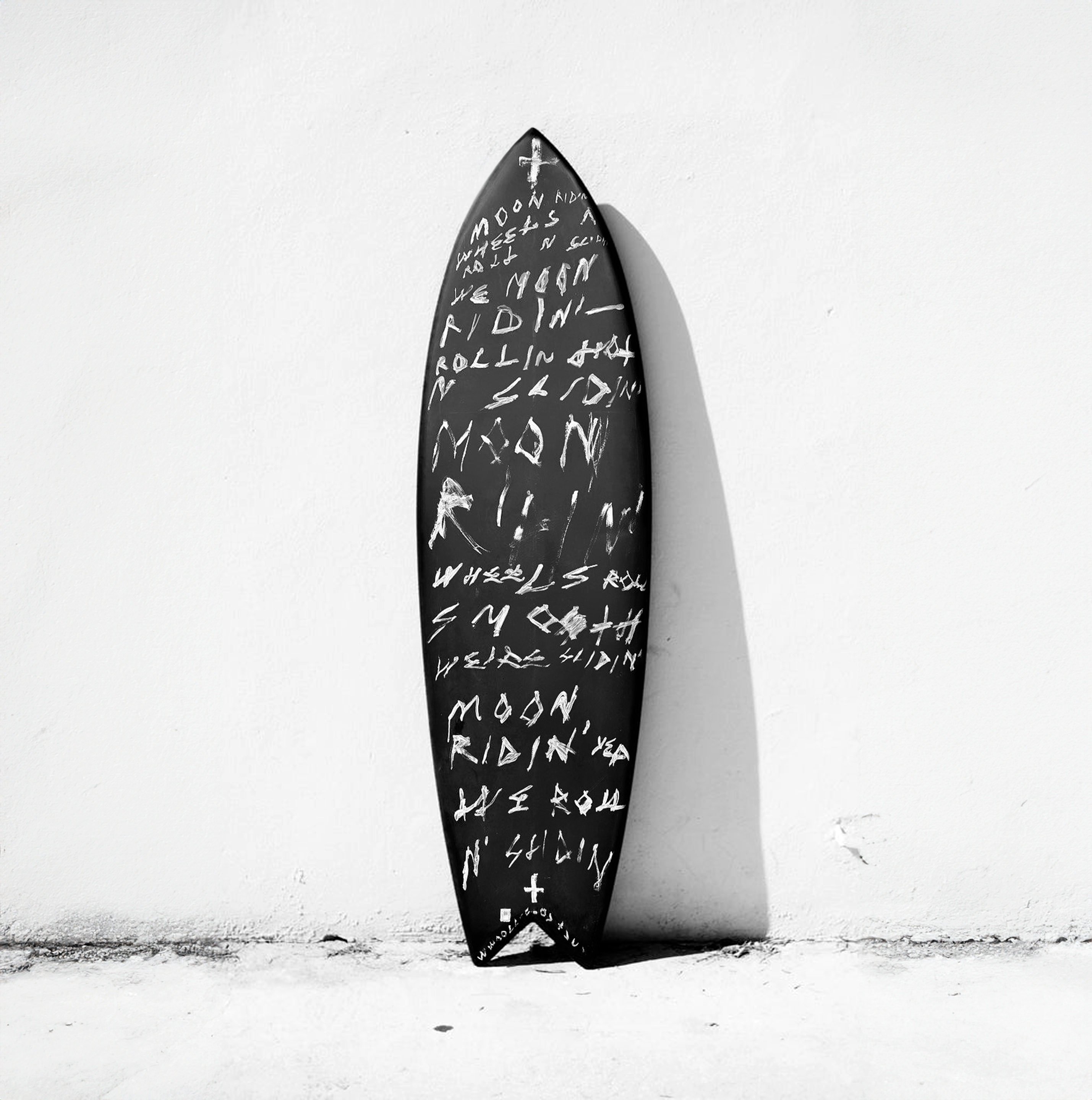 WWOOLLFF CO. Moon Rider | Black Fish Surfboard