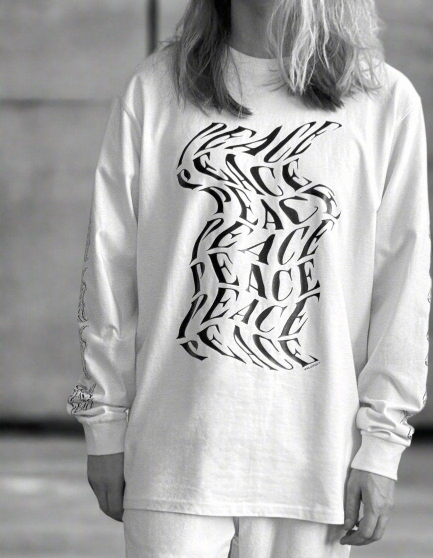 Peace III | Raw Natural White Long Sleeve