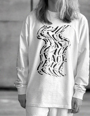 Peace III | Raw Natural White Long Sleeve