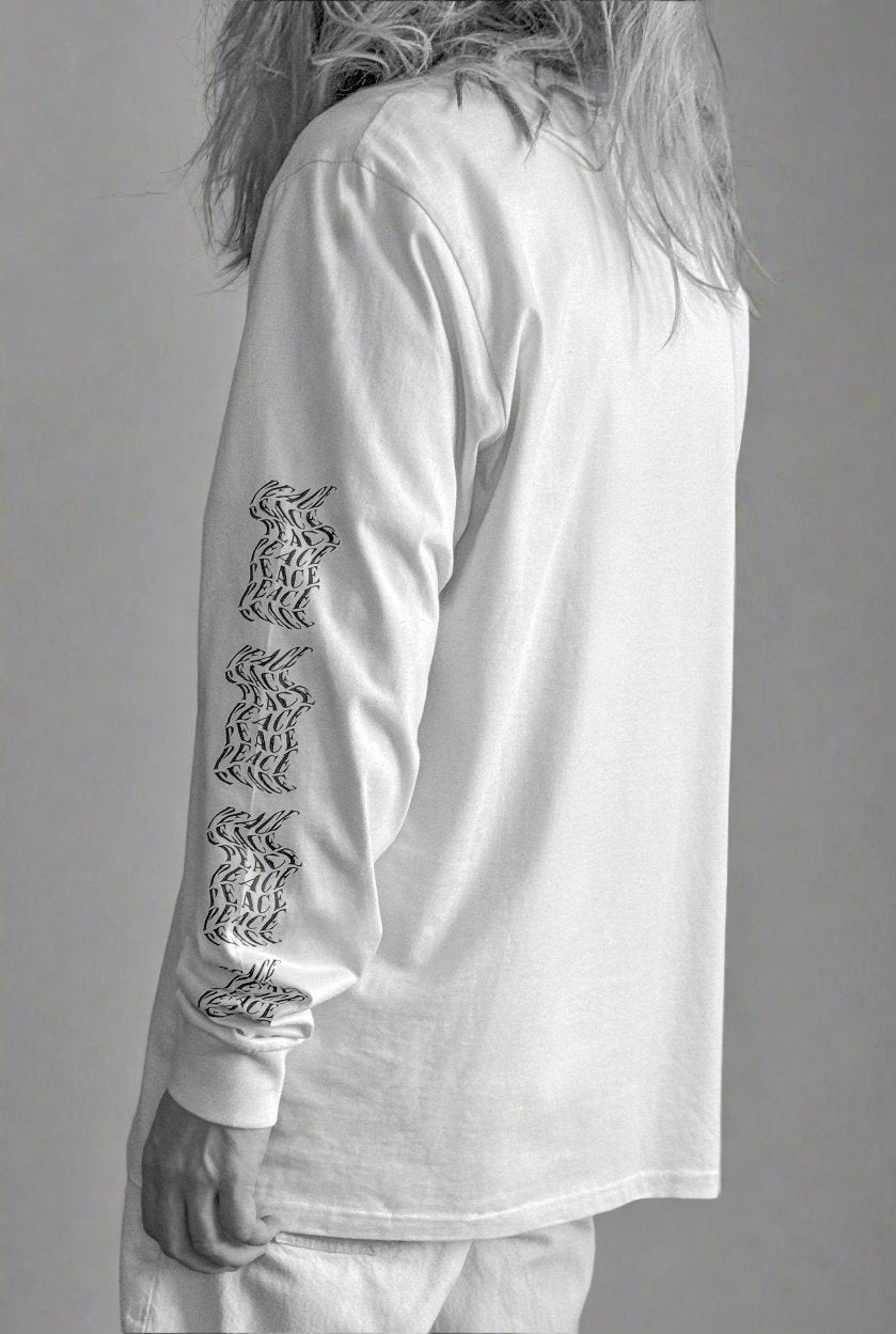 Peace III | Raw Natural White Long Sleeve