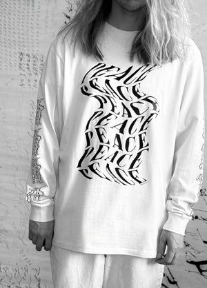 Peace III | Raw Natural White Long Sleeve