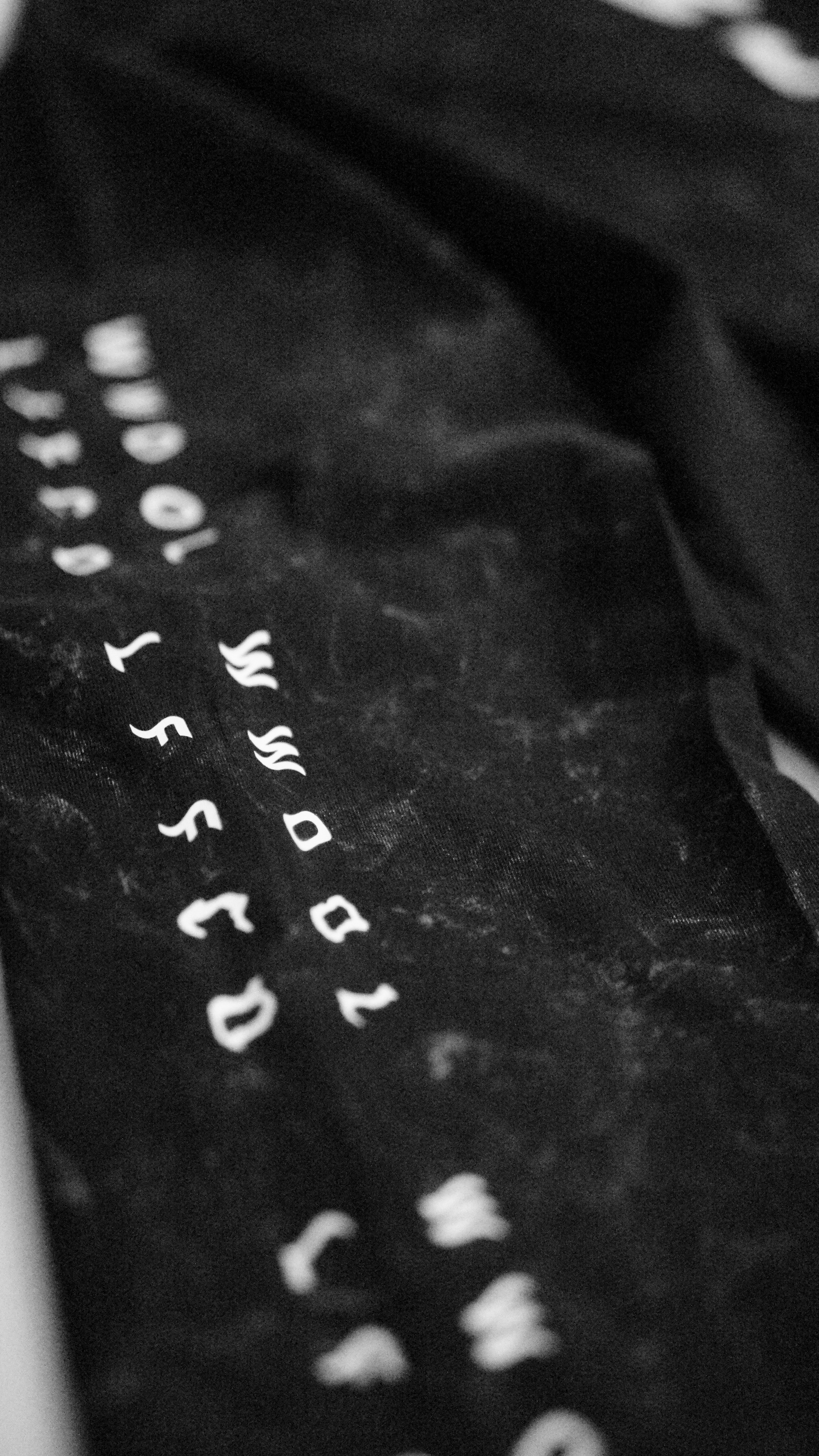 WWOOLLFF Grids | Oversized Acid Black Long Sleeve