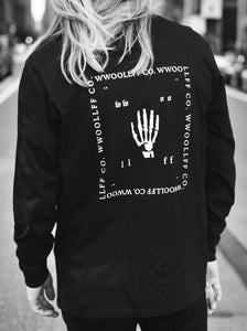 WWOOLLFF Hand | Black Long Sleeve