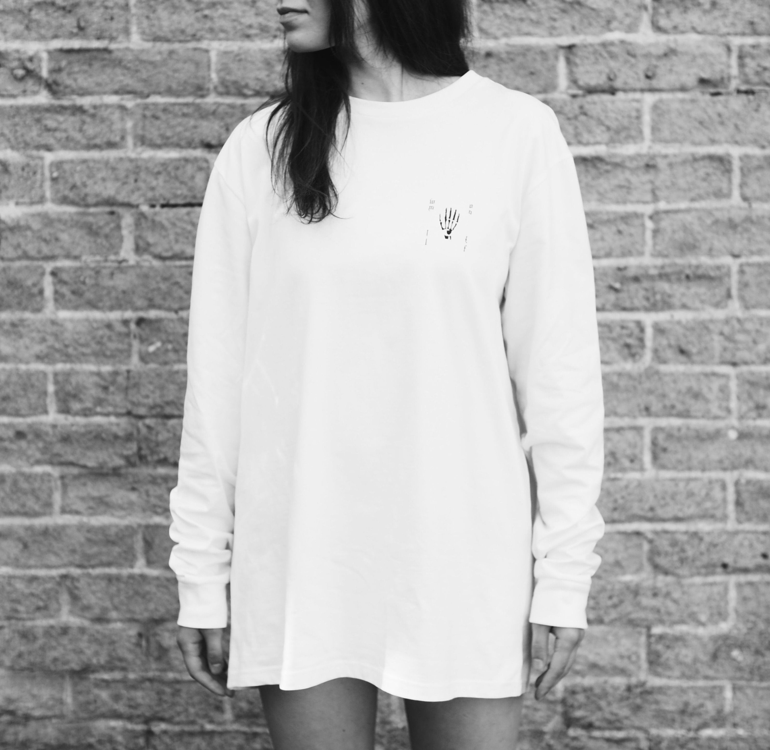 WWOOLLFF Hand | White Long Sleeve