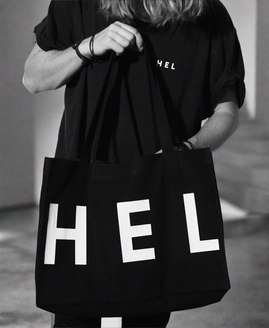 HEL N° 5 | Black Shopper Bag