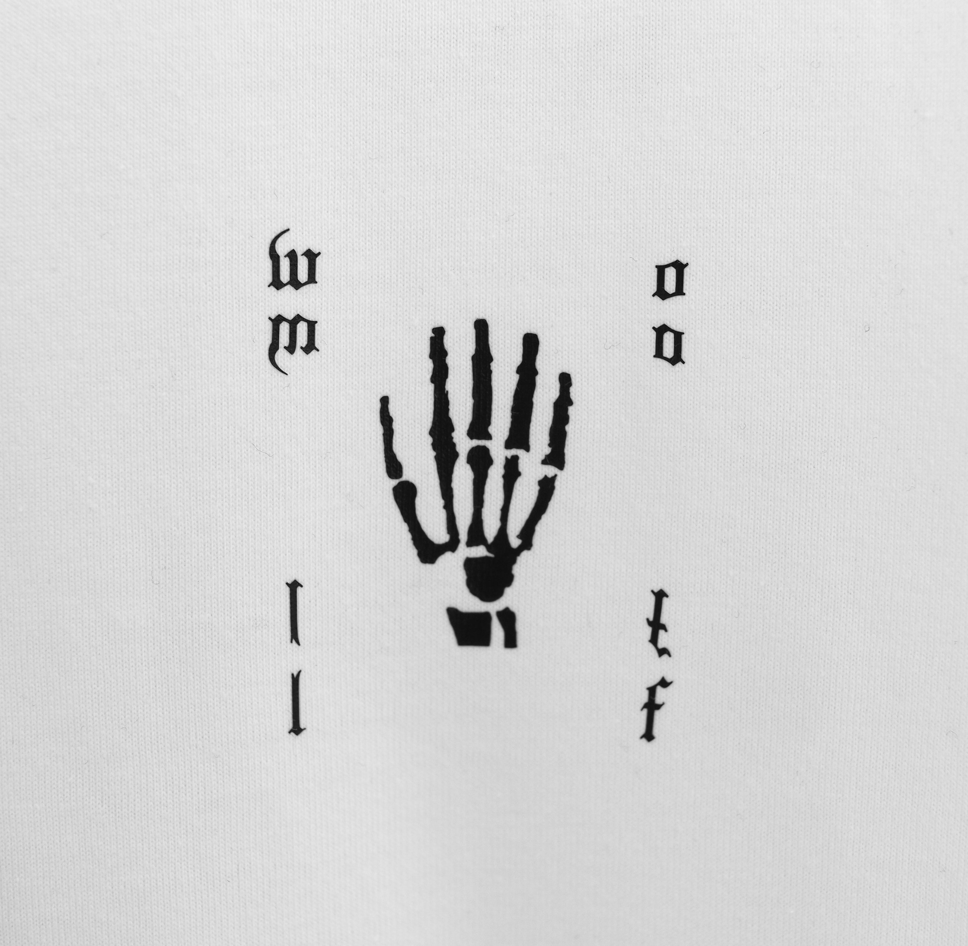 WWOOLLFF Hand | White Long Sleeve